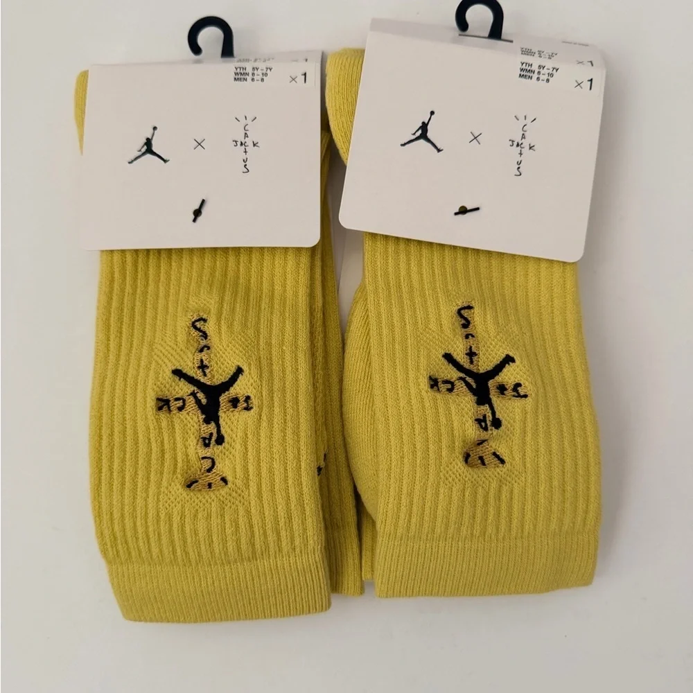 Nike Jordan Travis Scott Everyday Cushion Crew Socks Black Size M  FV4054-308